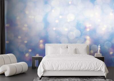 Abstract purple light background Wall mural