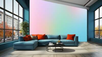 Abstract soft bright blurred gradient design background Wall mural