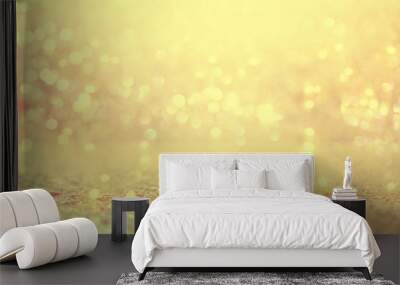 Beautiful abstract shiny light and glitter background Wall mural