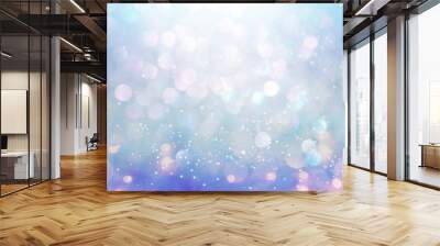 Beautiful abstract shiny light and glitter background Wall mural