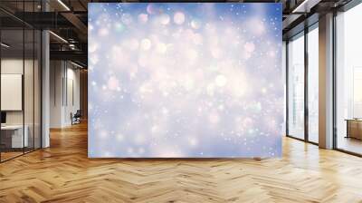 Beautiful abstract shiny light and glitter background Wall mural