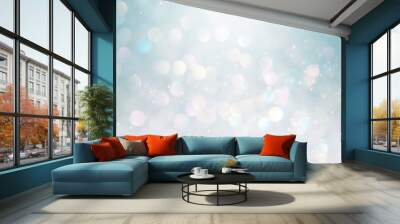 Beautiful abstract shiny light and glitter background Wall mural