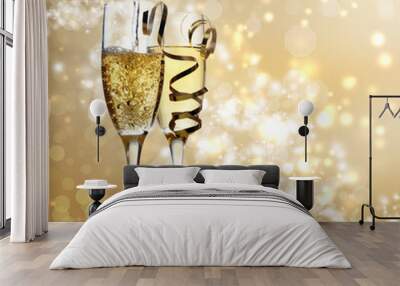 champagne celebration Wall mural