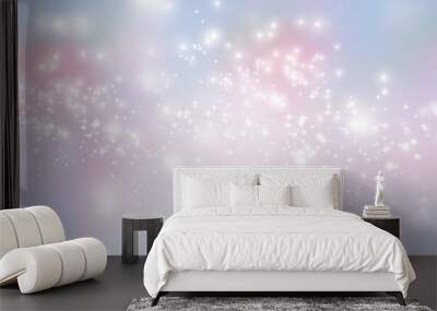 Colorful abstract shiny light and glitter background Wall mural