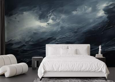 Oil paint with rough strokes background Wall mural