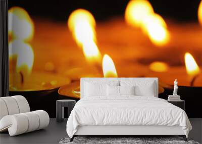 candle light Wall mural