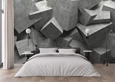 cubes wall Wall mural