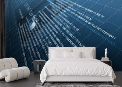 electronic business Wall mural