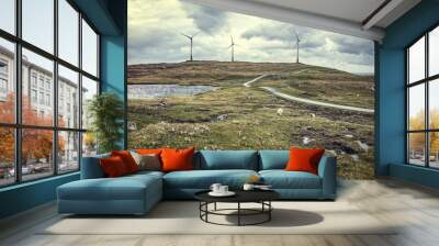 farm wind in faroe Wall mural