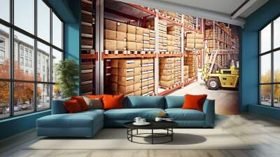 warehouse background Wall mural