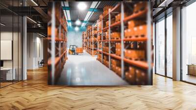 warehouse indoor view Wall mural