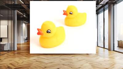 Yellow duck Wall mural