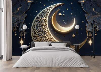 Ramadan kareem islamic greeting background Wall mural