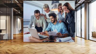 Business people working together    Wall mural