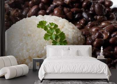 Rice and beans Wall mural