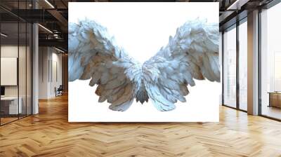 Angel wings png, angel wings png transparent images, angel wings isolated on white background, wing png Wall mural