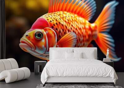 Colorful fish images, fish in aquariums, Fish wallpaper,  Wall mural