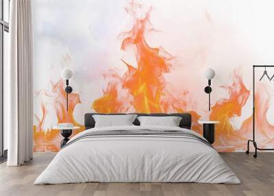 Fire png, fire png transparent background, fire flames background, fire wallpaper. Wall mural