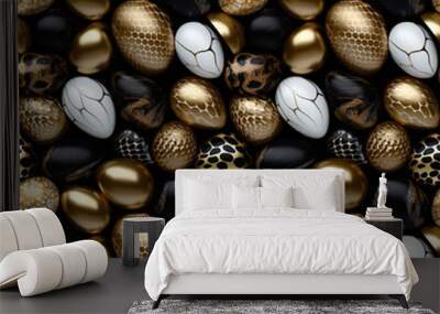 golden eggs texture tile Wall mural