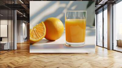 fresh orange juice Wall mural