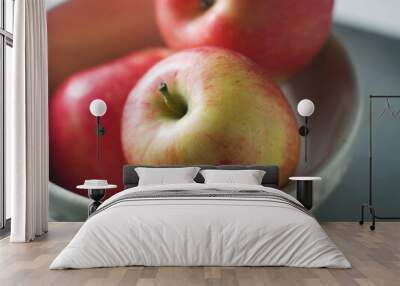 Apples in bowl Wall mural