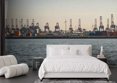 Cargo cranes Wall mural