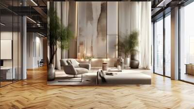 modern living room Wall mural