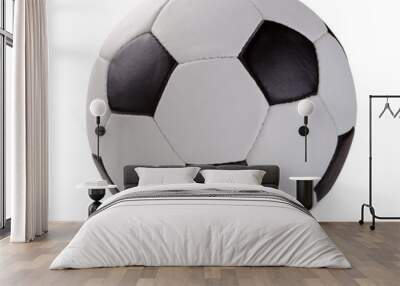 Soccer ball isolated on white background Wall mural