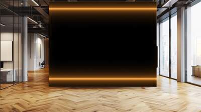 Abstract orange LED neon screen background texture Wall mural