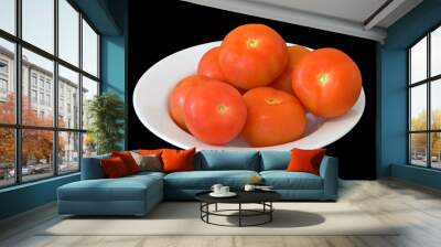 Tomatoes on PLate Wall mural