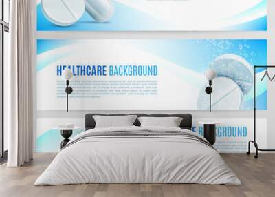 Healthcare and Medicine Banners Wall mural