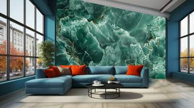 green marble surface texture pattern Wall mural