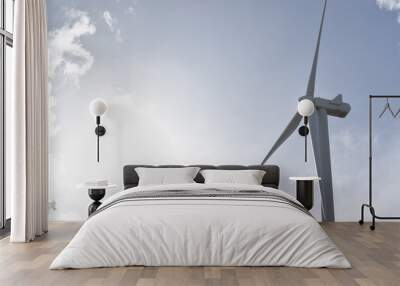 wind turbine against sky Wall mural