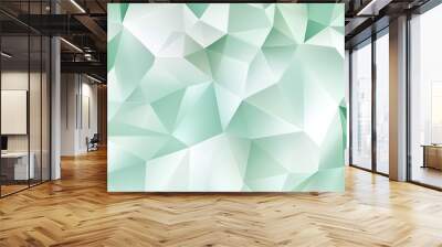 Abstract polygonal art, vibrant geometric shapes for modern design and interiors digital artwork Wall mural