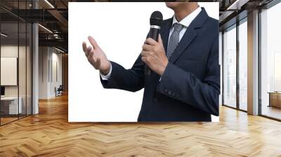 Business interview Wall mural