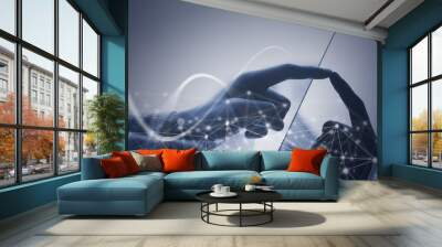 digital technology development Wall mural