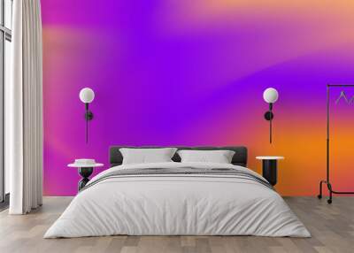 blue pink red black yellow green orange blur abstract background Wall mural