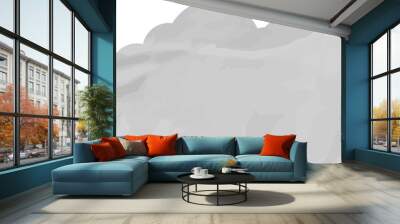 cloud paper art Wall mural