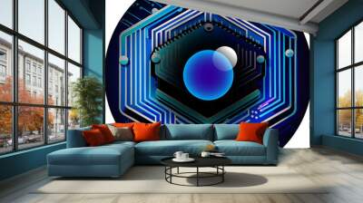 eye security technology  Wall mural