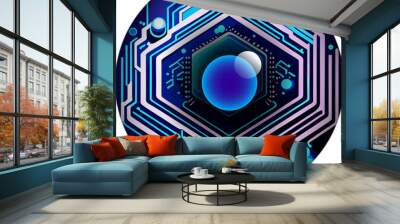 eye security technology  Wall mural