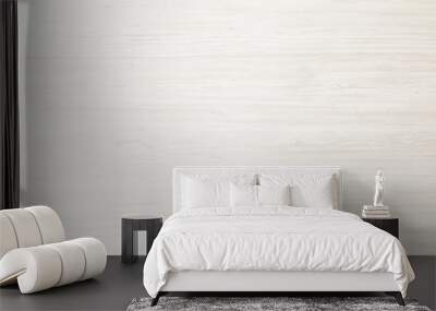 wood washed background, white wooden abstract texture Wall mural