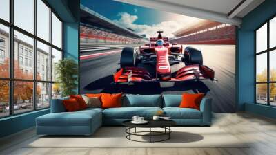 Formula 1 race Wall mural