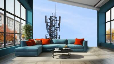 Digital Signal Tower Wall mural