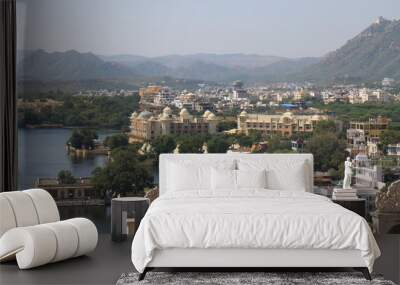 Udaipur cityscape India Wall mural