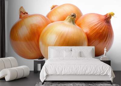 onion isolated on a transparent background Wall mural