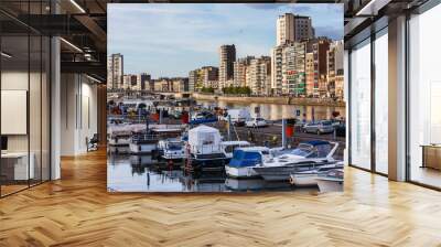 liege belgium cityscape Wall mural