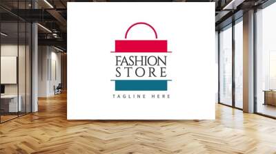 Fashion Store Logo Vector Template Design Illustration Wall mural