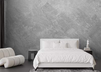 Bare plaster wall background, Grey wallpaper Wall mural