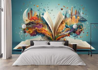 Book Wall mural