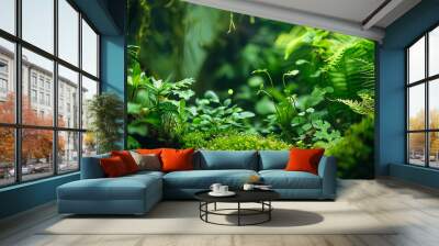 Green plants Wall mural